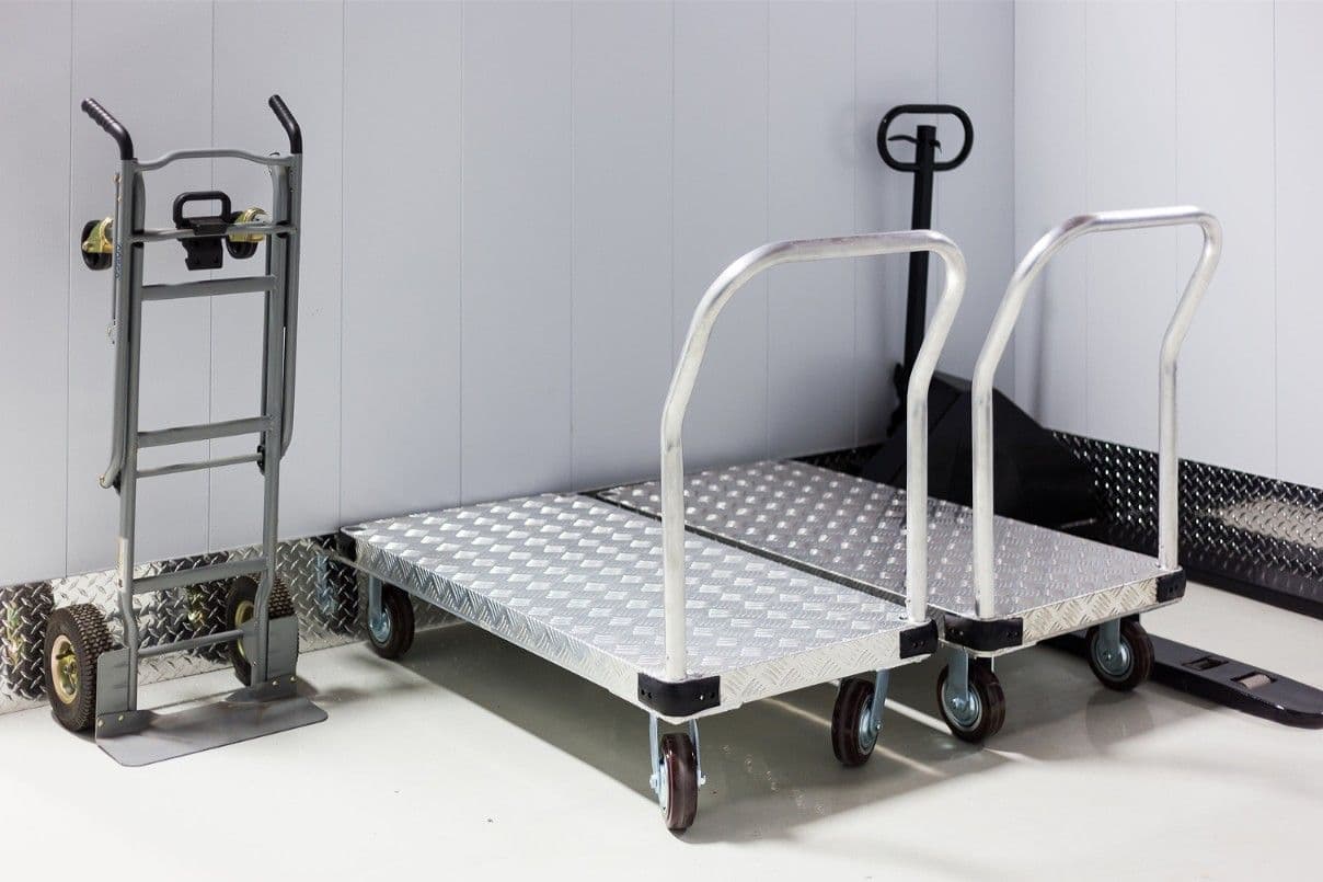 Free hand trucks and flatbed carts for moving in at CityBox Manchester